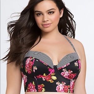 Torrid Floral bikini top